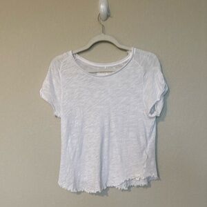 free people white t-shirt